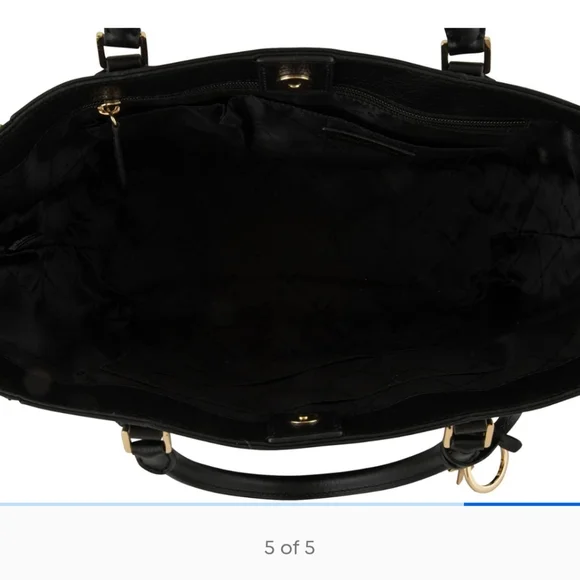 RRP $600 MICHAEL KORS Aria Grab Tote Bag in Black - Picture 5 of 5